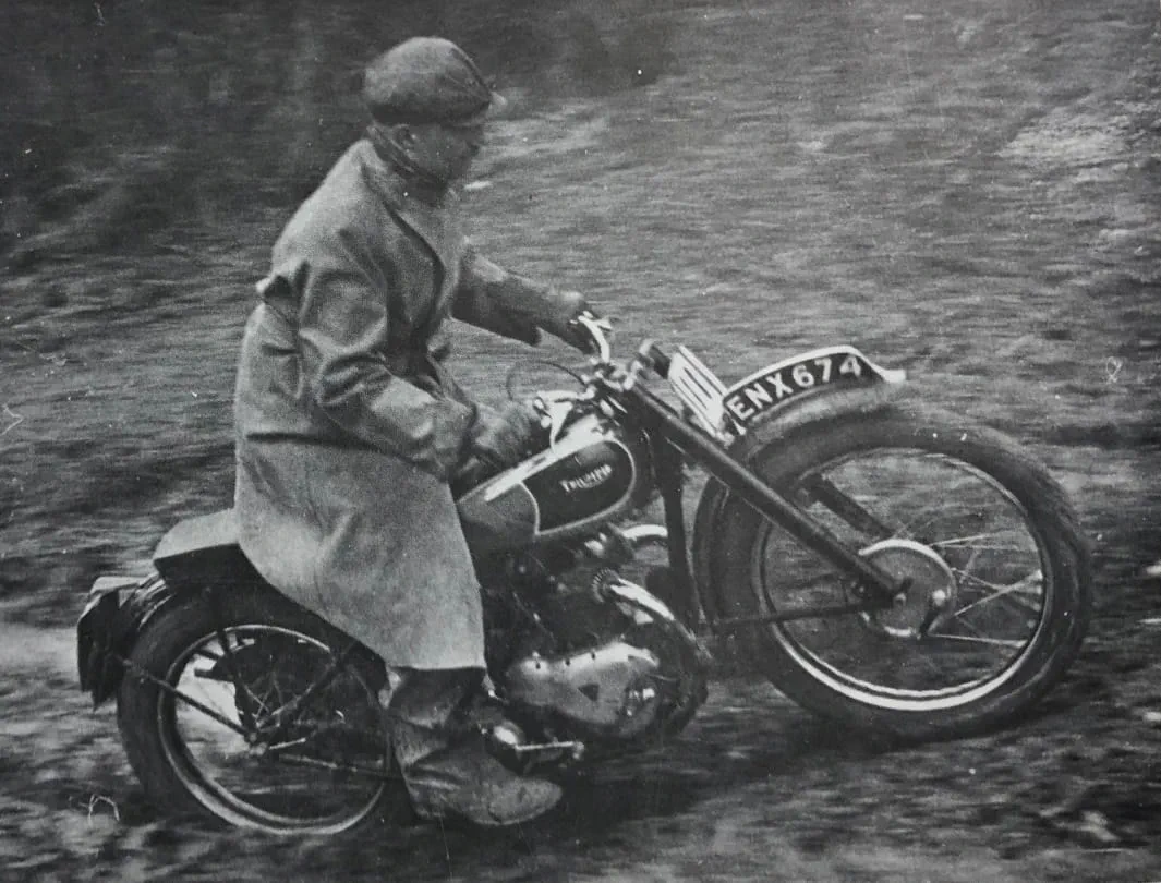 Triumph Motorcycle Retro image